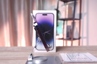 iPhone 14 ProMax 128GB สี Deep Purple เครื่องสวย ราคาเพียง 17,500.- มีประกันร้าน 60 วัน