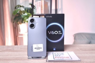 Vivo V60 Lite 5G 8+256GB สี Black เครื่องสวย ราคาเพียง 6,990.- มีประกันร้าน 60วัน