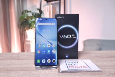 Vivo V60 Lite 5G 8+256GB สี Black เครื่องสวย ราคาเพียง 6,990.- มีประกันร้าน 60วัน