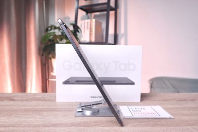 Galaxy Tab S9 FE Wi-Fi + S.Pen 6+128GB สี Gray เครื่องสวย ราคาเพียง 8,900.- มีประกันร้าน 60วัน