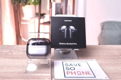 Samsung Galaxy Buds 3 Pro สี Gray เครื่องสวยใช้งานน้อย ราคาเพียง 2,790.- มีประกันร้าน 60 วัน