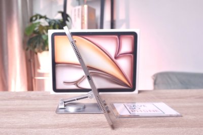 iPad Air 11 M3 chip 128GB Wi-Fi 11-inch สี Starlight เครื่องสวย ราคาเพียง 15,900.- มีประกันร้าน 60 วัน