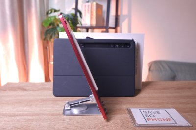 Galaxy Tab S10 Lite Wi-Fi 6/128GB + คีย์บอร์ดครบกล่อง สี Coralred เครื่องสวย ราคาเพียง 9,900.- มีประกันร้าน 60วัน