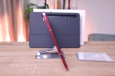 Galaxy Tab S10 Lite Wi-Fi 6/128GB + คีย์บอร์ดครบกล่อง สี Coralred เครื่องสวย ราคาเพียง 9,900.- มีประกันร้าน 60วัน