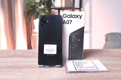 Galaxy A07  4+64GB สี Black เครื่องสวย ราคาเพียง 2,900.- มีประกันร้าน 60วัน