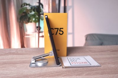Realme C75 8/128GB สี Black ราคาเพียง 3,790.- มีประกันร้าน 60วัน