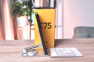 Realme C75 8/128GB สี Black ราคาเพียง 3,790.- มีประกันร้าน 60วัน