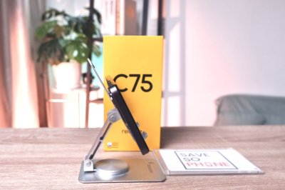 Realme C75 8/128GB สี Black ราคาเพียง 3,790.- มีประกันร้าน 60วัน