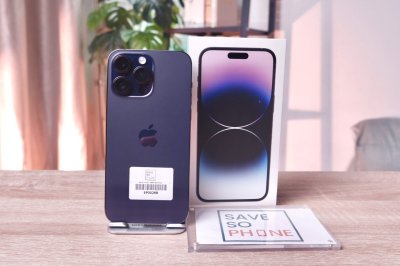 iPhone 14 Pro Max 256GB สี Deep Purple เครื่องสวย ราคาเพียง 15,900.- มีประกันร้าน 60 วัน
