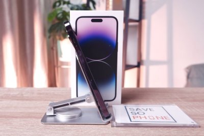 iPhone 14 Pro Max 256GB สี Deep Purple เครื่องสวย ราคาเพียง 15,900.- มีประกันร้าน 60 วัน