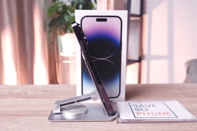iPhone 14 Pro Max 256GB สี Deep Purple เครื่องสวย ราคาเพียง 15,900.- มีประกันร้าน 60 วัน