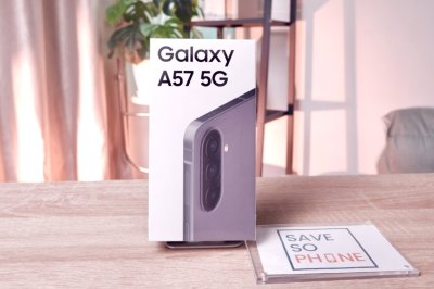 Samsung Galaxy A57 5G 12+512GB สี Awesome Gray เครื่องสวย ราคาเพียง 16,900.- มีประกันร้าน 60 วัน