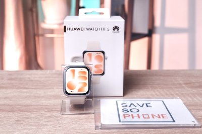 Huawei WATCH Fit 5 43MM. สี White เครื่องสวย ราคาเพียง 2,790.- มีประกันร้าน 60วัน