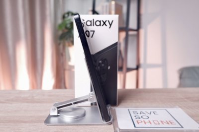 Galaxy A07  4+128GB สี Black เครื่องสวย ราคาเพียง 3,590.- มีประกันร้าน 60วัน