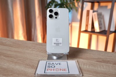 iPhone 15 Promax 256GB สี Titanium White เครื่องสวย ราคาเพียง 26,900.- มีประกันร้าน 60 วัน
