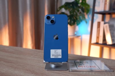 iPhone 13 256GB สี Blue เครื่องสวย ราคาเพียง 12,900.- มีประกันร้าน 60วัน