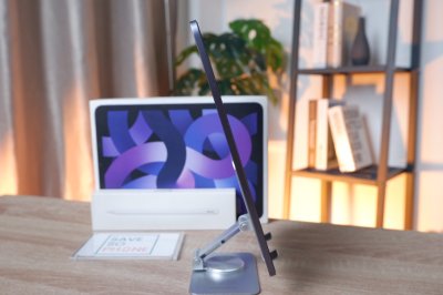 iPad Air 5 M1 64Gb Wi-Fi + A.Pencil 2 สี Purple เครื่องสวย ราคาเพียง 10,990.- มีประกันร้าน 60 วัน