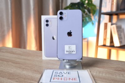 iPhone 11 64GB สี Purple ราคาเพียง 5,990.- มีประกันร้าน 60วัน