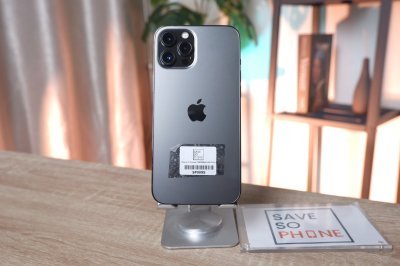 iPhone 12 Promax 128GB สี Graphite เครื่องสวย ราคาเพียง 8,490.- มีประกันร้าน 60วัน