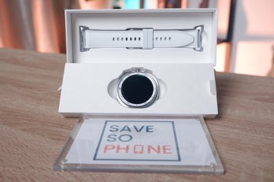 Galaxy Watch 8 Classic 46MM GPS สี White เครื่องสวย ราคาเพียง 8,990.- มีประกันร้าน 60วัน