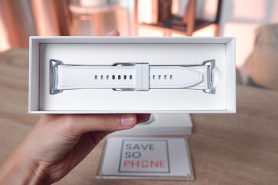 Galaxy Watch 8 Classic 46MM GPS สี White เครื่องสวย ราคาเพียง 8,990.- มีประกันร้าน 60วัน