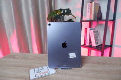 iPad Air5 10.9-inch M1 64GB Wi-Fi+Cellular สี Purple เครื่องสวย สุขภาพแบต 84% ราคาเพียง 14,990.- มีประกันร้าน 60วัน