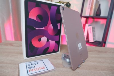 iPad Air 5 M1 chip 64Gb Wi-Fi 10.9-inch สี Pink เครื่องสวย ราคาเพียง 11,900.- มีประกันร้าน 60 วัน