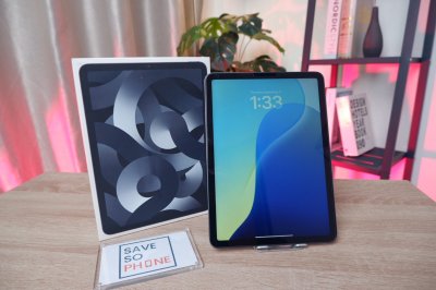 iPad Air 5 M1 chip 64Gb Wi-Fi 10.9-inch สี Space Gray เครื่องสวย ราคาเพียง 11,900.- มีประกันร้าน 60 วัน