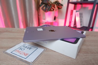 iPad Air รุ่น 11-inch (M2) Wi-Fi 128GB สี Purple เครื่องสวย พร้อมประกันศูนย์ ราคาเพียง 16,990.- มีประกันร้าน 60 วัน