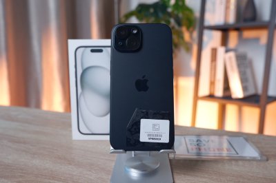 iPhone 15 128GB สี Black เครื่องสวย ราคาเพียง 16,900.- มีประกันร้าน 60วัน