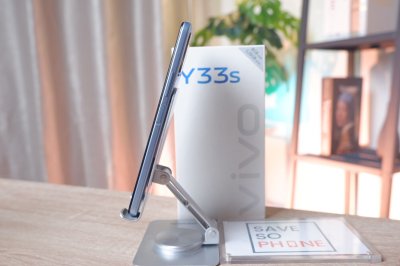 Vivo Y33s 8+128GB สี Blue เครื่องสวย ราคาเพียง 2,490.- มีประกันร้าน 60วัน