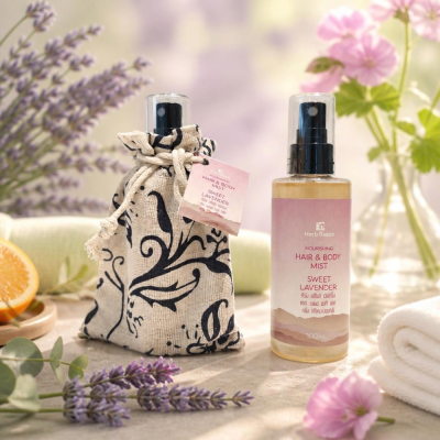 Herb Basics Nourishing Hair and Body Mist with Aloe Vera and Rosemary