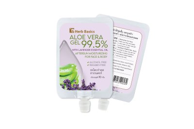 Herb Basics Aloe Vera Gel เจลว่านหางจระเข้เติมความชุ่มชื้น ปลอบประโลมผิว (สูตรชาโมมายล์ / สูตรลาเวนเดอร์)