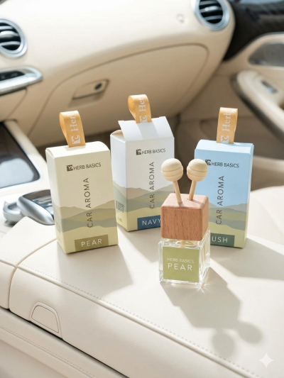 Herb Basics Car Aroma Air Freshener - 4 Scents