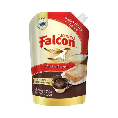 Falcon ครีมเทียมข้นหวาน 535 g (ฝาเกลียว)