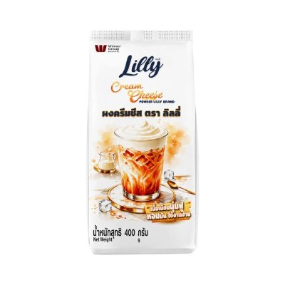 LILLY Cream Cheese Powder 400g – ผงครีมชีสสำเร็จรูป