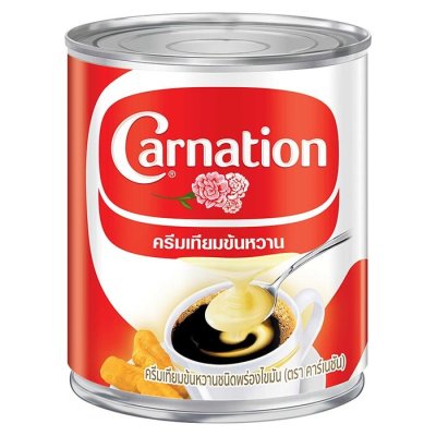 Carnation (8101134) นมข้นหวาน 388 g. Imported (กระป๋อง)