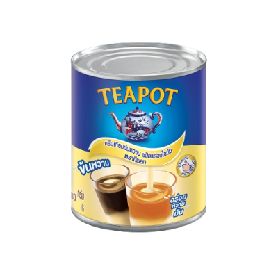 นมข้นหวาน Teapot 380 กรัม (กระป๋อง)