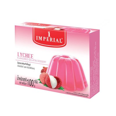 Imperial เจลาตินสำเร็จรูป 100g. ลิ้นจี่