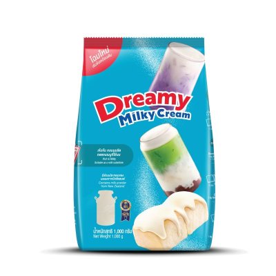 ยกลังสุดคุ้ม 12 ถุง/ลัง Dreamy Milky Cream หัวนมผงเข้มข้น 1 kg.