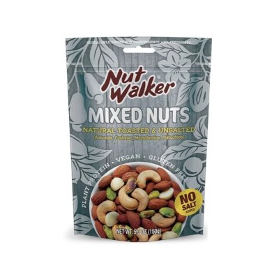 Nutwalker มิกซ์นัท เนเชอรัล อบไม่ใส่เกลือ 150 g.