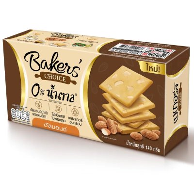 Baker's choice แครกเกอร์อัลมอนด์ 105g.