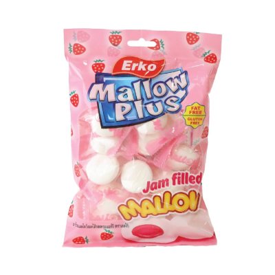 Erko มาชแมลโล่ว์ สอดไส้ 100g. สตรอเบอร์รี่