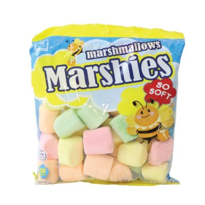 Marshies มาร์ชเมลโลว์ เม็ดใหญ่ 150g. คละสี