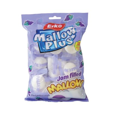 Erko มาชแมลโล่ว์ สอดไส้ 100g. องุ่น