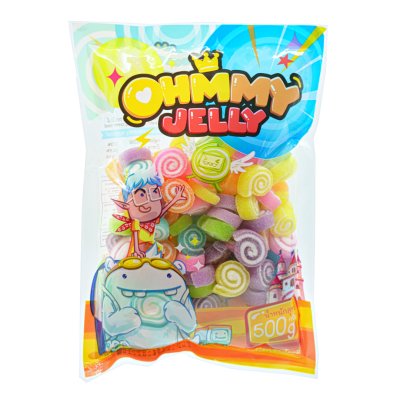 Ohmmy (OM-007) เยลลี่มินิโรล 500 g. (1x24ถุง/ลัง)