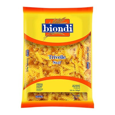 Biondi เส้นพาสต้า ทริวีลลี่ เบอร์ 17 500 g