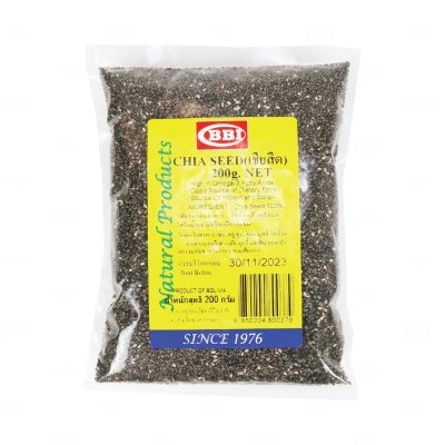 BBI เชียสีด 200g.(Chia Seed)