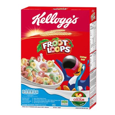 Kellogg's Froot Loops ซีเรียลธัญพืช รสผลไม้ 150g.