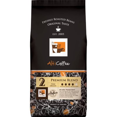 Alti กาแฟสดเม็ด 500g. Premium blend